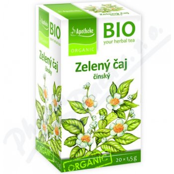 Apotheke Bio zelený čaj 20 x 1,5 g