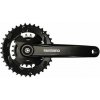 Stred Shimano Altus MT101 175mm 36/22z. 9-k. čierny bez krytu na štvorhran