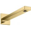 Hansgrohe Sprchové rameno 38,9 cm, hranatá verzia 27694990 leštený vzhľad zlata