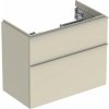 Geberit iCon skrinka 74x41.6x61.5 cm závesná kúpeľňová skrinka pod umývadlo sivá-piesková 502.308.JL.1