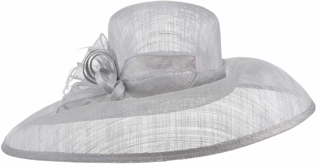 Seeberger Veľký slávnostný klobúk s ozdobou ze sisálové slámy šedý od 114 €  - Heureka.sk