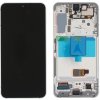 Samsung Galaxy S22 5G (SM-S901B) LCD displej + dotyková plocha + rám šedá - originál GH82-27520F, GH82-27521F