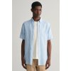 Gant košeľa reg linen SS shirt modrá