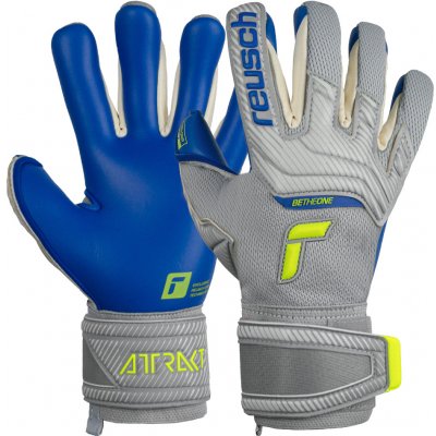 Reusch Attrakt Gold X Evolution Cut šedá/žlutá/modrá