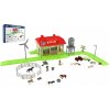 Teddies Sada domáca farma so zvieratami a traktorom plast s doplnkami v krabici 48x31x9cm