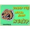 Pozorpes.sk, výstražná tabuľka (Bulldog, pozor zlý pes)