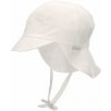 STERNTALER Čiapka so šiltom a chranou krku organická bavlna UV 50+ white chlapec-41 cm-4-5 m