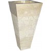 Voľne stojace kamenné umývadlo Pedestal IDS 141 Cream