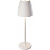 Megatron stolná LED lampa na batérie Tavola biela - MT68051