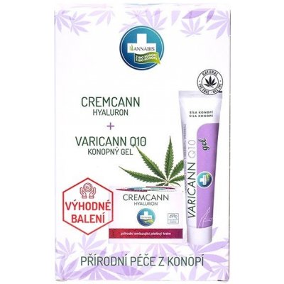 Annabis Varicann Q10 75 ml + Cremcann Hyaluron 50 ml darčeková sada