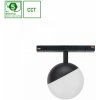 SPECTRUMLED SYSTEM SHIFT SMART- GLOBE SPHERE TRACK LIGHT FI100X130MM 5W 165DEG BLACK CCT/DIM 5 Y WARRANTY