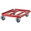 Vozík Camdolly pre termoizolačné boxy Cam GoBox, 4060, Cambro, červený, Červená, 710x510x(H)167mm