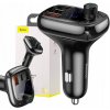 Baseus FM Transmiter T-Shaped S-13 Bluetooth MP3 nabíjačka do auta - čierny