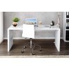 LuxD Kancelársky stôl Barter 120cm biely vysoký lesk 120 cm x 75 cm