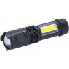 Solight LED nabíjacie vreckové svietidlo, 200lm, 3W, zoom, Li-Ion WN49