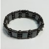 Náramok magnetický Chunky Hematit trojradový 