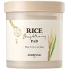 SKINFOOD - Rice Brightening Pad - Rozjasňujúce tampóny s ryžovým extraktom a niacínamidom 60 ks