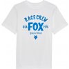 FOX tričko Yth Slogan Ss Tee Optic White 190 vel. YL