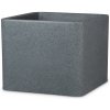 Scheurich Kvetináč Cube (Ø 40 cm, žula/čierna) (100349931)