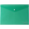 Victoria obal A4 PP 180 mikr. zapínací s gombíkom zelený