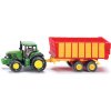 Siku Blister John Deere 7530 s prívesom na siláž 1:87