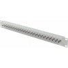 Lanberg Patch panel 24 portů 19palcová zásuvka Typ F válcovitá šedá