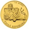 Česká mincovna zlatá minca Český Lev 2018 BK 1 oz