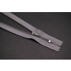Nedeliteľný jemný plastový špirálový zips (veľkosť číslo 3) rôzne farby - dĺžka 12 cm - 60 cm 18 cm Myšia šedá