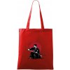 Japan culture - samurai - Taška bavlnená - 42 x 38 cm ( Červená )