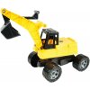Lena Bager žltočierny Giga Trucks plast 70 cm v krabici 70 x 35 x 29 cm