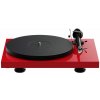 Pro-Ject Debut Evo 2 + Pick It MM EVO - High Gloss Red - Gramofon s vylepšeným EVO ramenem 8,6