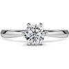 Minerva | Zásnubný prsteň so stredovým diamantom 0.700 ct, biele zlato 55