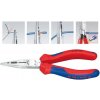 Knipex kliešte elektrikárske odizolovacie 160mm 1302160
