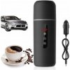 Elektrická kanvica do auta na varenie kávy, mlieka, čaju, vody a nápojov (čierna)