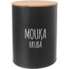 Orion Dóza Hrubá mouka BLACK 13 cm 153695