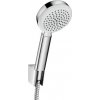 Sprchová hlavica s hadicou Hansgrohe Crometta biela/chróm 26664400
