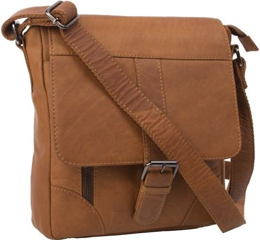 LandLeder Postbag Pinch 24 Cognac