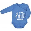 Koala Baby Dojčenské body celorozopínacie Koala Repair blue Veľkosť: 62