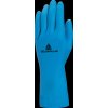 DELTA Delta Plus LATEXOVÉ RUKAVICE FLOKOVANÉ BAVLNOU VE440 - DĹŽKA 32 CM - Modrá, 8/9 Modrá, 8/9
