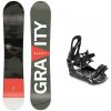 Gravity Bandit pánsky snowboard + Raven S230 Black viazanie - 157 cm + vázání M/L (EU 41-47)