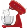 SMEG SMF03RDEU - stojanový mixér - červený - mixovanie - hnetenie - miešanie - 1 m - 4,8 l - rebrík