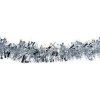 Dekoračná girlanda (PET) strieborná priemer 11cm x 2m [1 ks]