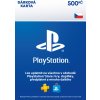 PlayStation predplatená karta 500 Kč