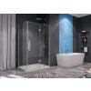 Aquatek EXTRA R23 Rohový sprchový kút 120x80x195cm,univerz. krídlové dv., chróm, číre sklo AQ EXTRAR23CH120X8062