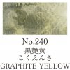 Kuretake Akvarelová farba v panvičke Gansai Tambi 240 Graphite Yellow