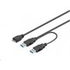 Digitus ku3y01 USB 3.0 napájecí Y, A/M + A/M -- Micro B/M