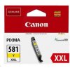 Canon CLI-581XXL Y (1997C001), originálny atrament, žltá, 11,7 ml