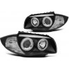TUNING-TEC Predné svetlá, BMW 1, E81/82/87/88, 2004-2011, Angel Eyes, CCFL, Black