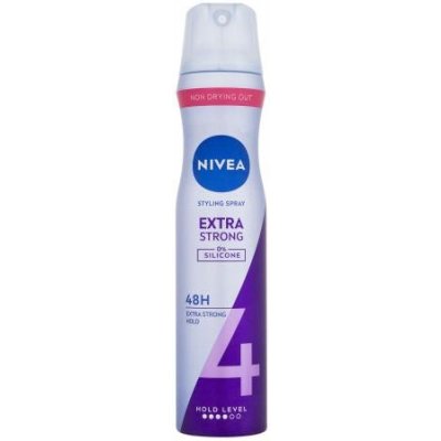 Nivea Hair Extra Strong lak na vlasy pre extra silnú fixáciu stupeň tuženia č. 4 250 ml