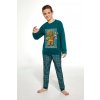 Chlapčenské pyžamo Cornette Kids Boy 593/153 Cookie 4 86-128 - Zelená / 98-104
